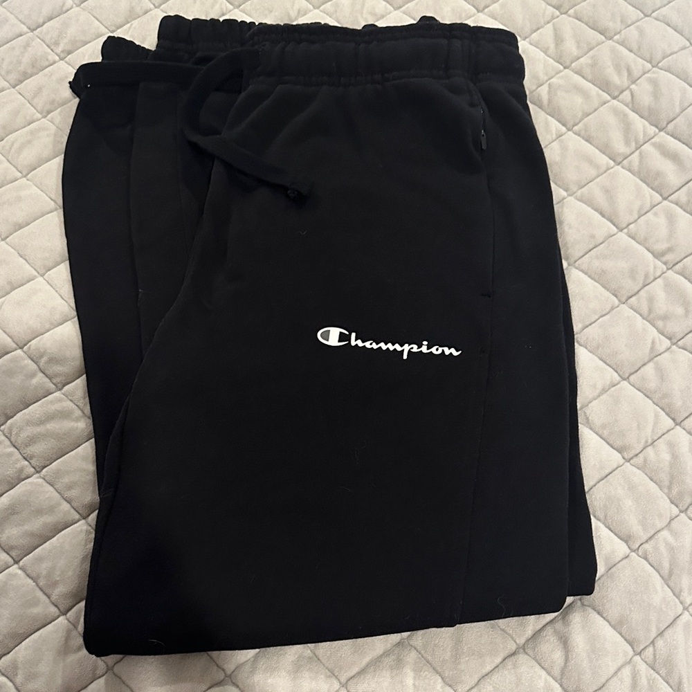 Champion Mens Black Sweatpants